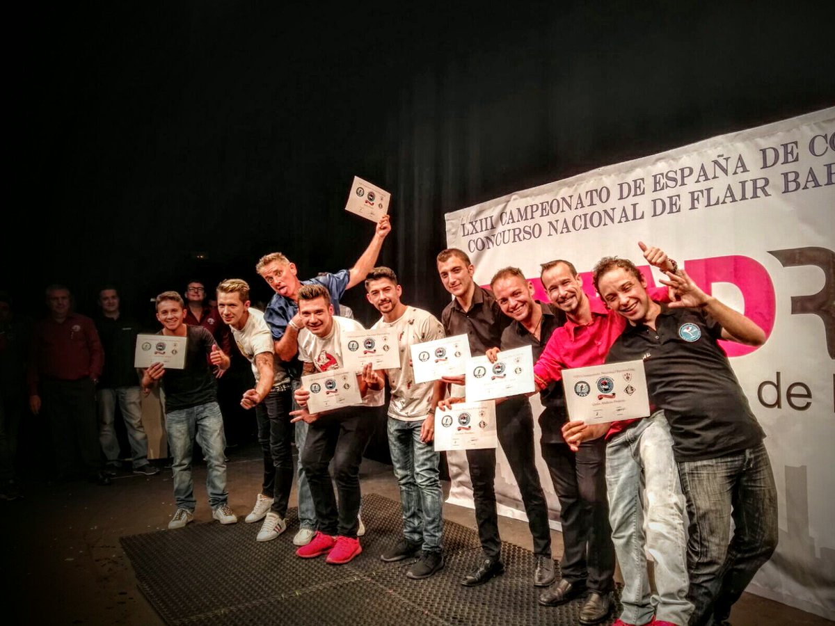 Rossflair's tweet photo. Felicidades a los finalistas del Campeonato de España de Flair #FABE2016 el miércoles conoceremos al ganador... https://t.co/EfCub0HEDy