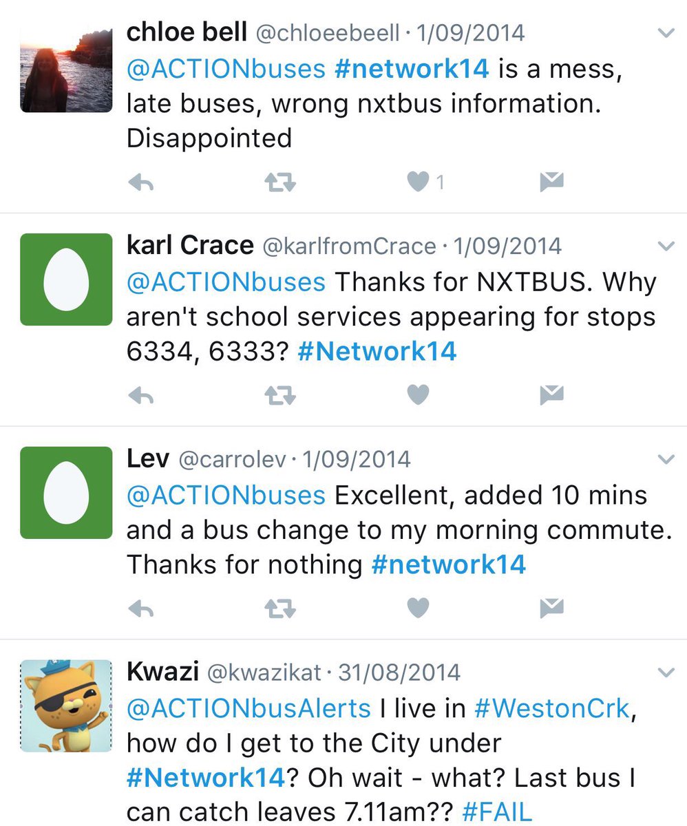 CanberraDavid's tweet photo. #ACTIONBuses Network14 was such a stuff up. I never thought #publictransport would go backwards under a #Greens minister.#actvotes #Canberra https://t.co/NUiOCFVnwQ