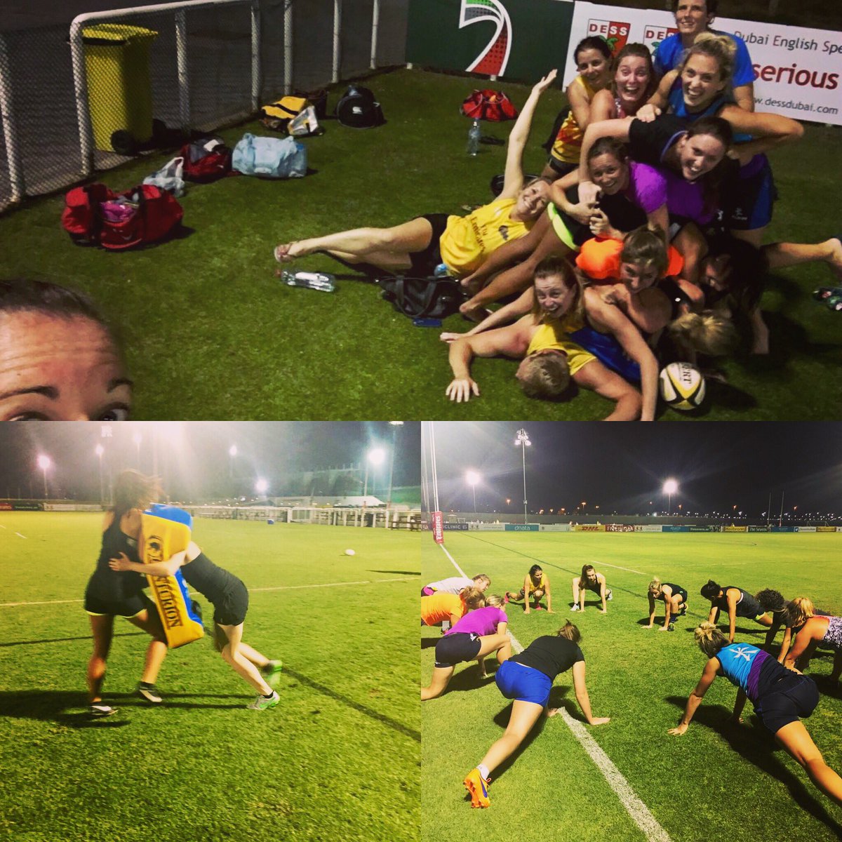 Strong session with some contact conditioning and smartening up our decisions in defence #wrugby #canes #dubai
