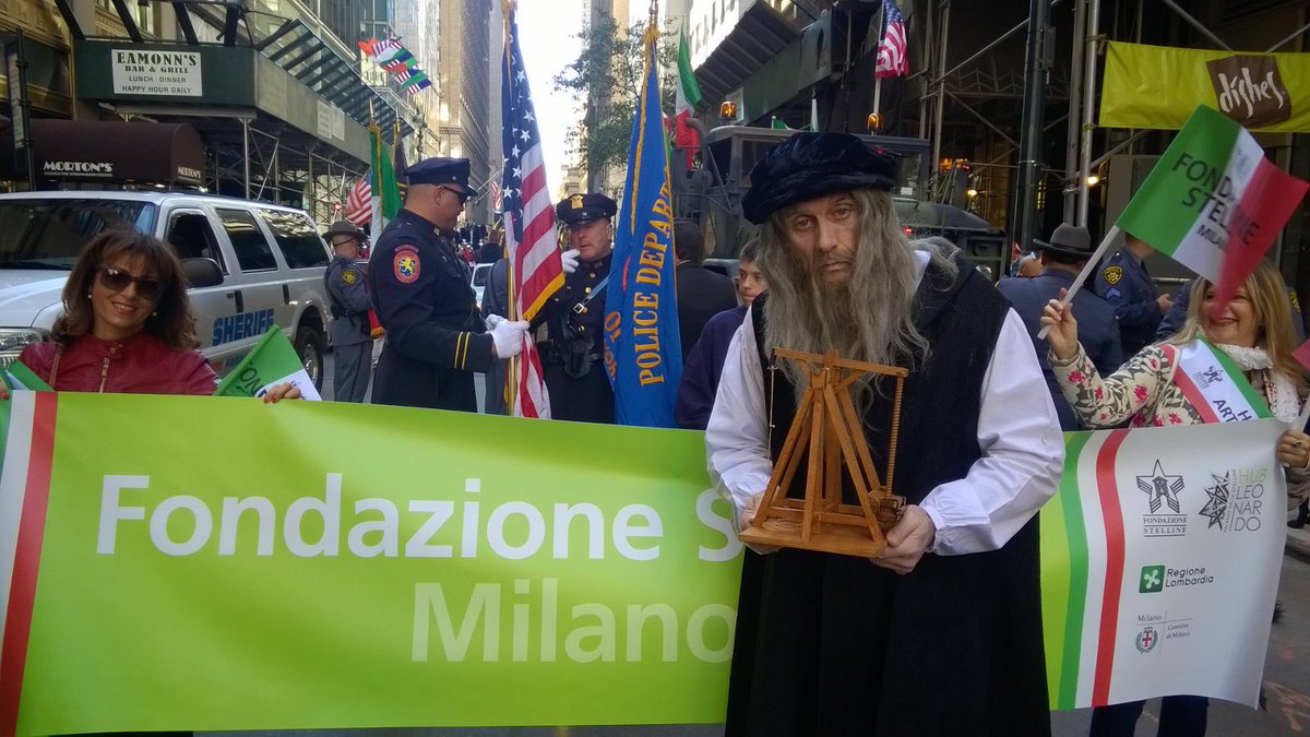 F_Stelline's tweet image. In diretta da #newyorkcity
@F_Stelline partecipa alla parata tradizionale del #ColumbusDay2016 con #HubLeonardo 
@LombardiaOnLine @ComuneMI