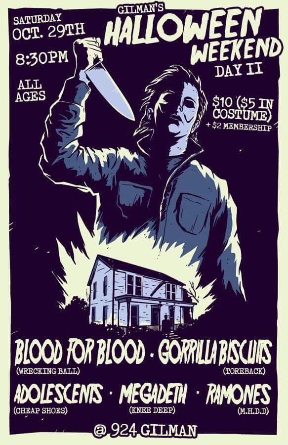 Catch us as Blood for Blood end of the month