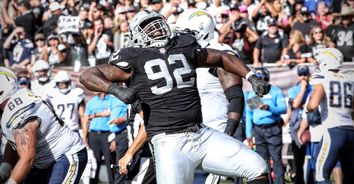 On just 23 defensive snaps, <a href="/BigBuckMcGee92/">Stacy McGee</a> tallied 1.5 sacks, two forced fumbles, and four tackles.

Snap Counts: bit.ly/2dWIpp4
