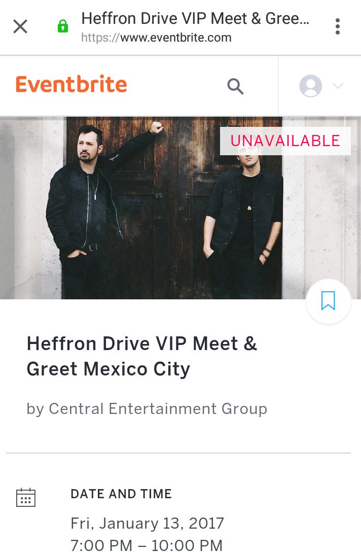 KendallSchMex's tweet photo. .@HeffronDrive La información del VIP para la Ciudad de México aparece igual que en MTY #HeffronDriveInMexico https://t.co/H1Ur5PO819