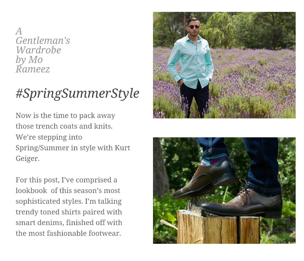 CathySteedPR's tweet photo. #SpringSummerStyle A Gentleman's Wadrobe by @Mo_Rameez @KurtGeigerSA
https://t.co/COGpKndvFV https://t.co/EMuldQjbXo