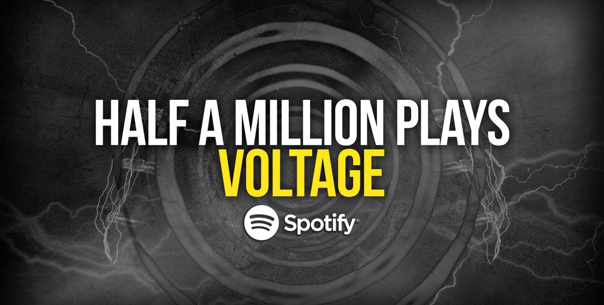CrimeZcene's tweet photo. Thanks for half a milli Spotify plays on Voltage! ⚡️

@MaddixMusic @RevealedRec @Spotify https://t.co/HRKUpI7bdb