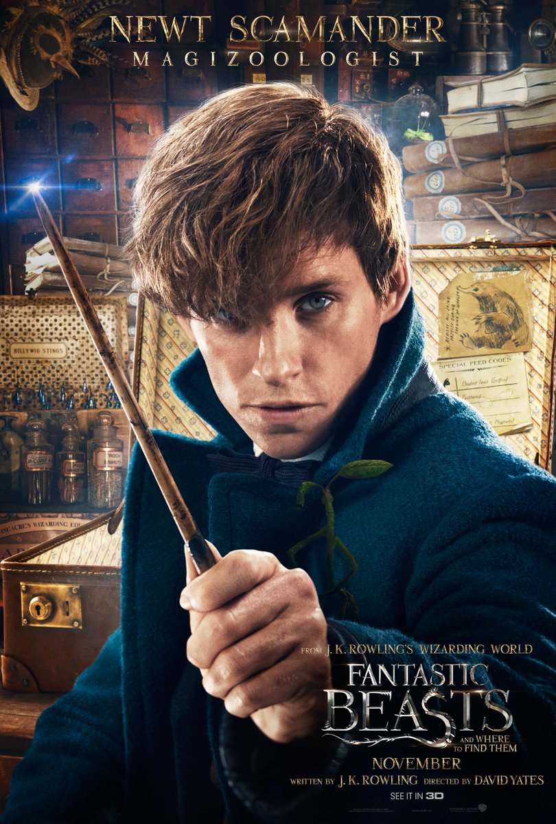 BeastsMovieUK's tweet image. Meet Newt, Tina, Queenie &amp;amp; Jacob in magical new #FantasticBeasts posters. In cinemas Nov 18. Book your tickets now: po.st/FBTix