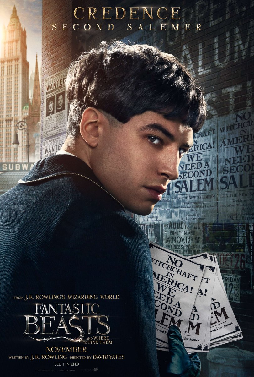 BeastsMovieUK's tweet image. New magical posters introduce the characters from #FantasticBeasts. In cinemas Nov 18. Book your tickets now: po.st/FBTix