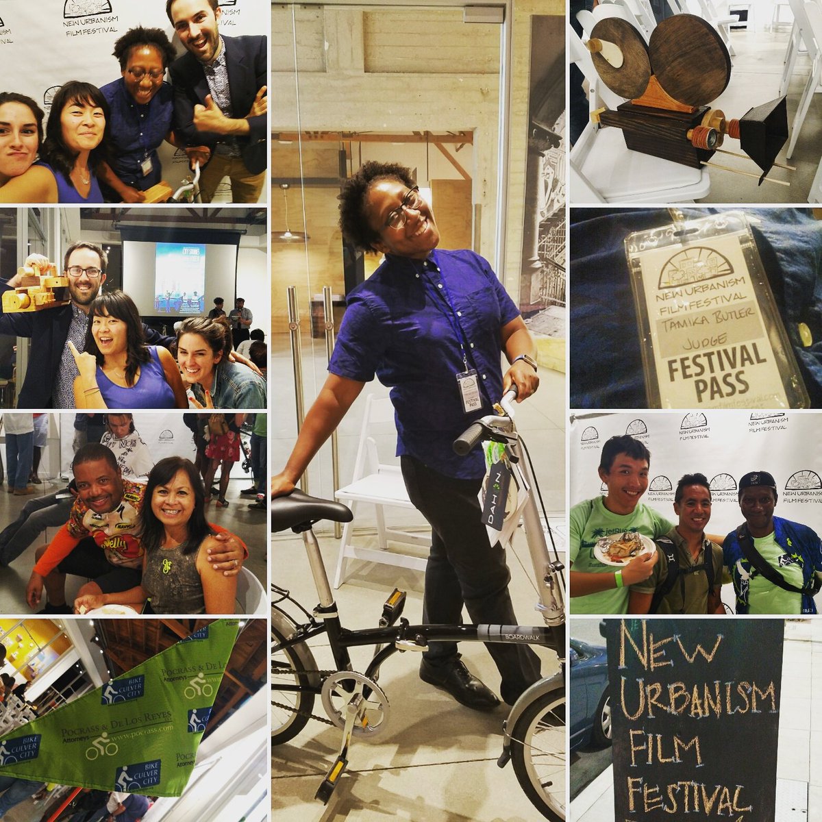 TamikaButler's tweet photo. So much fun at @NwUrbanFilmFest last night! Congrats to all the winners! I even won a new bike. #NUFF2016 https://t.co/N6pQy0doJ6