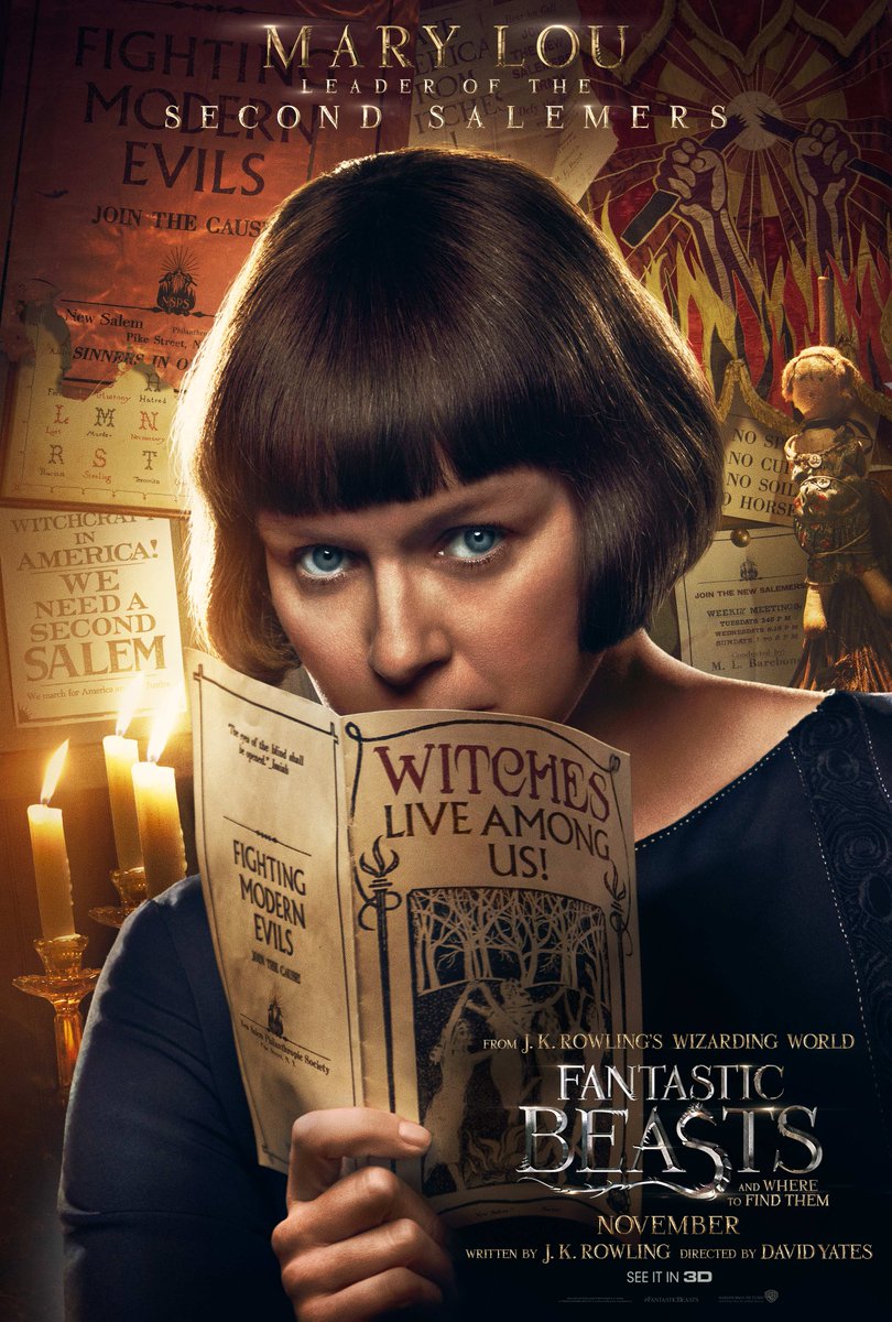 BeastsMovieUK's tweet image. New magical posters introduce the characters from #FantasticBeasts. In cinemas Nov 18. Book your tickets now: po.st/FBTix