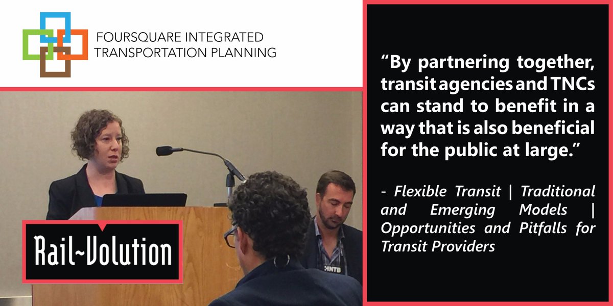 FoursquareITP's tweet photo. Hey #RailVolution attendees! For more from Lora Byala on #FlexTransit check out @FoursquareITP's white paper: https://t.co/j3xzjCssVe https://t.co/TqfeIDD3Xr