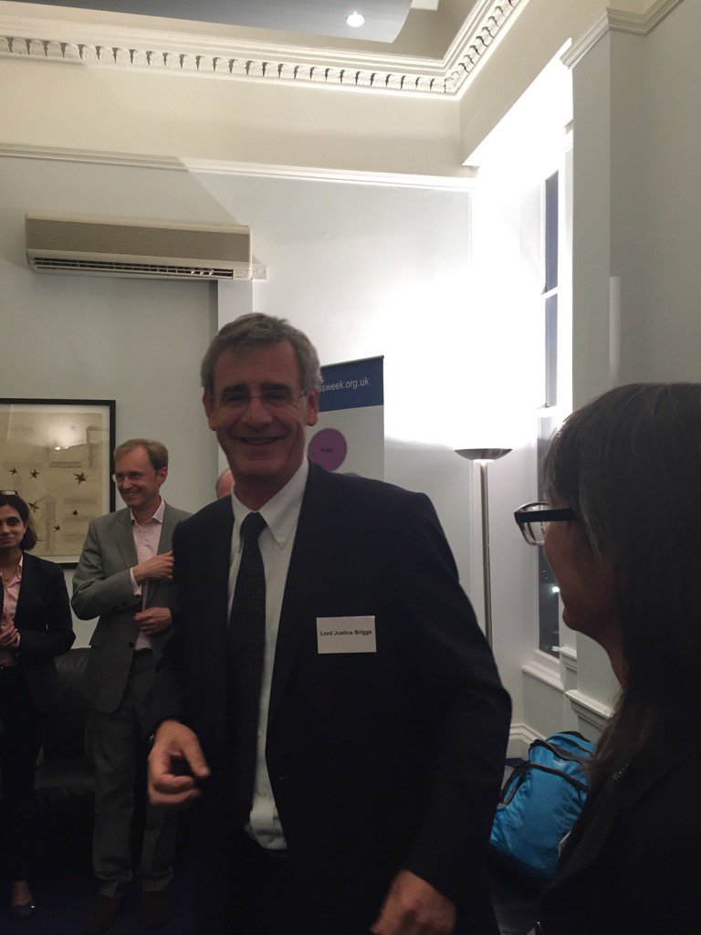 shanpci's tweet photo. #MAW2016 Lord Justice Briggs speaking about mediation at Garden Court Chambers at beginning of MAW https://t.co/prXsxpoXZ9