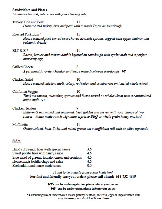 MoJoeLounge's tweet photo. Check out our New Menu! Stop in to our location on High Street Downtown this week and check out our new additions and much loved classics! https://t.co/H2KEx6ITFr
