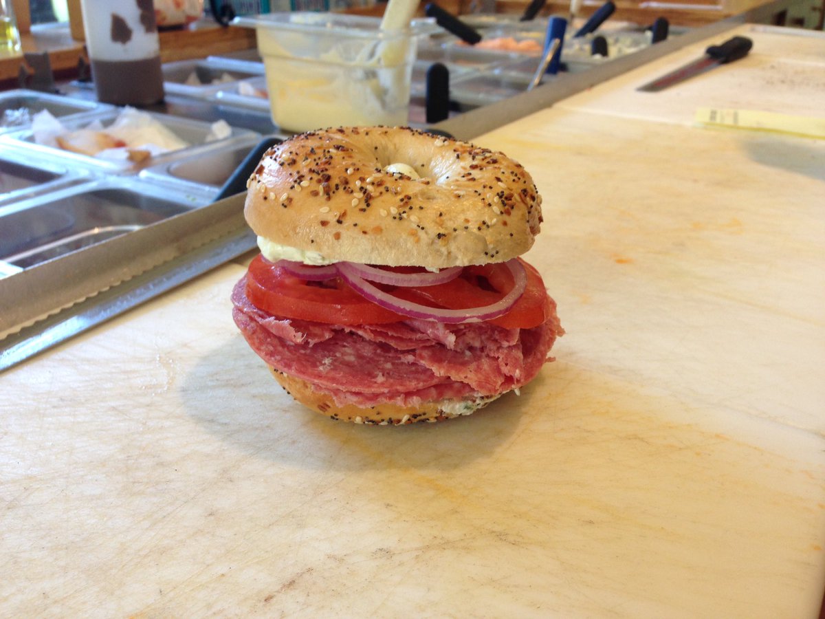 bagelartcafe's tweet photo. We're open 7 days a week. And we serve awesome lunch! https://t.co/bEhZ1wAxem