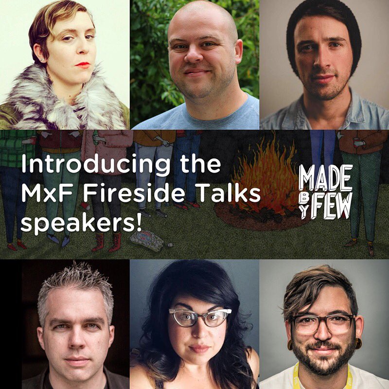 madebyfew's tweet photo. We're excited to announce this year's MxF Fireside Talks speakers!! Hosted by @chriscoyier. https://t.co/49SSjqyfVy