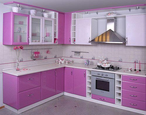 DesignBuildMN's tweet photo. A white kitchen with pink and purple appliances - a 'go' or pass? https://t.co/abquCoG50Q https://t.co/cpAJiNv175