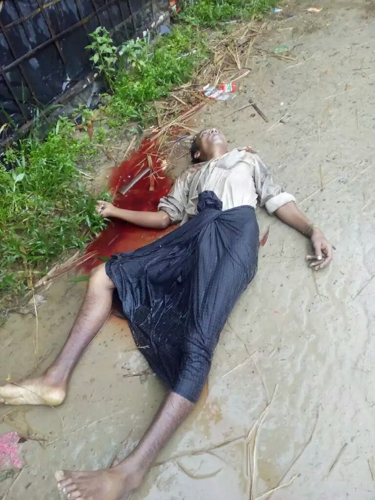 RohingyaVision's tweet photo. Extra Judicial Killing
Arbitrary Arrest
Burning Masjid and Houses
Firing Guns in Public
Torturing Innocent Civilians
#HelpRohingyaNow https://t.co/7cmD7AlEvf