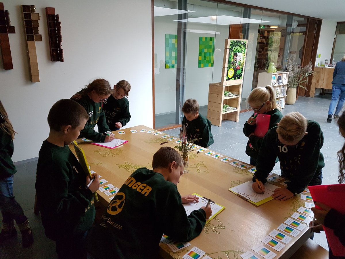 De leerlingen ontdekken hun kwaliteiten bij Playing for Success groen en gezond op de kemphaan # stad&amp;natuur #pfs #kemphaan