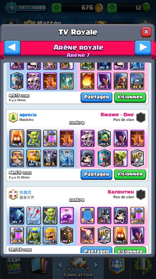 ClashAuMax's tweet photo. Gg mon @Rwawes03 pour la tv Royale avec ce deck 😂 https://t.co/PPFKHtBB45