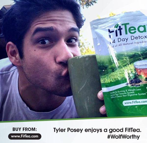 FitTeaCS's tweet photo. We have the official #WolfWorthy approval from @tylergposey! #FitTea #Fitness #Love #Health #TylerPosey https://t.co/doxhlDu6Il https://t.co/nUOkODL50P