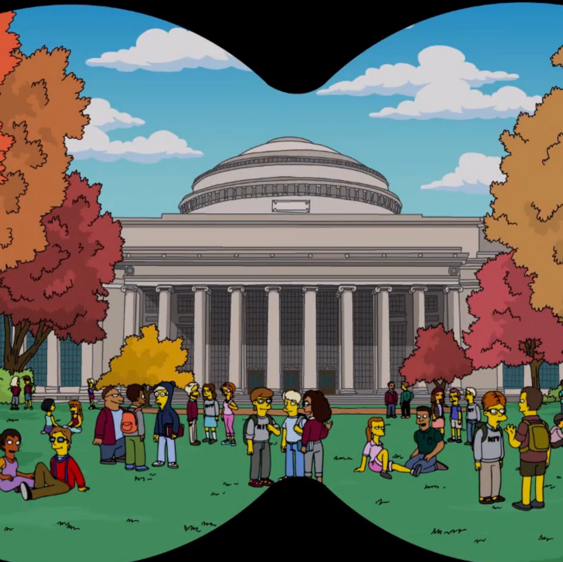 MIT's tweet photo. "It's like heaven!" —Lisa Simpson in last night's @TheSimpsons ode to MIT https://t.co/THnLiXt94S