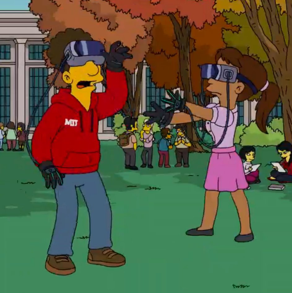 MIT's tweet photo. "It's like heaven!" —Lisa Simpson in last night's @TheSimpsons ode to MIT https://t.co/THnLiXt94S