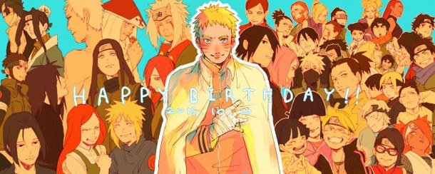"Another year older, ne? Happy birthday, Naruto-kun. We love you dearly."
