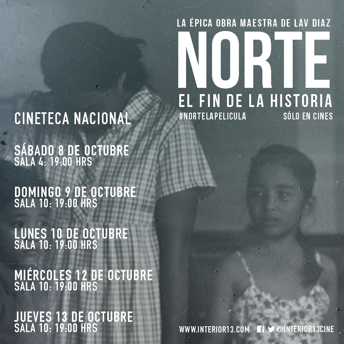 InteriorXIII's tweet photo. "La propuesta artística más estimulante de este #36Foro": Carlos Bonfil sobre "Norte, el fin de la historia" de #LavDiaz https://t.co/i4T5gfHewa