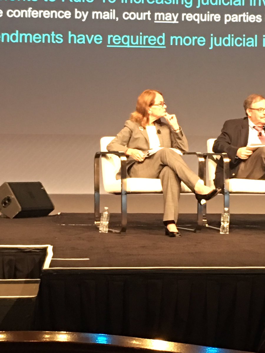 shawnrgaines's tweet photo. For more complicated cases, we have a regular conference scheduled to deal with issues like #ediscovery - #JudgeFischer #RelativityFest https://t.co/OCXEzOdu4i