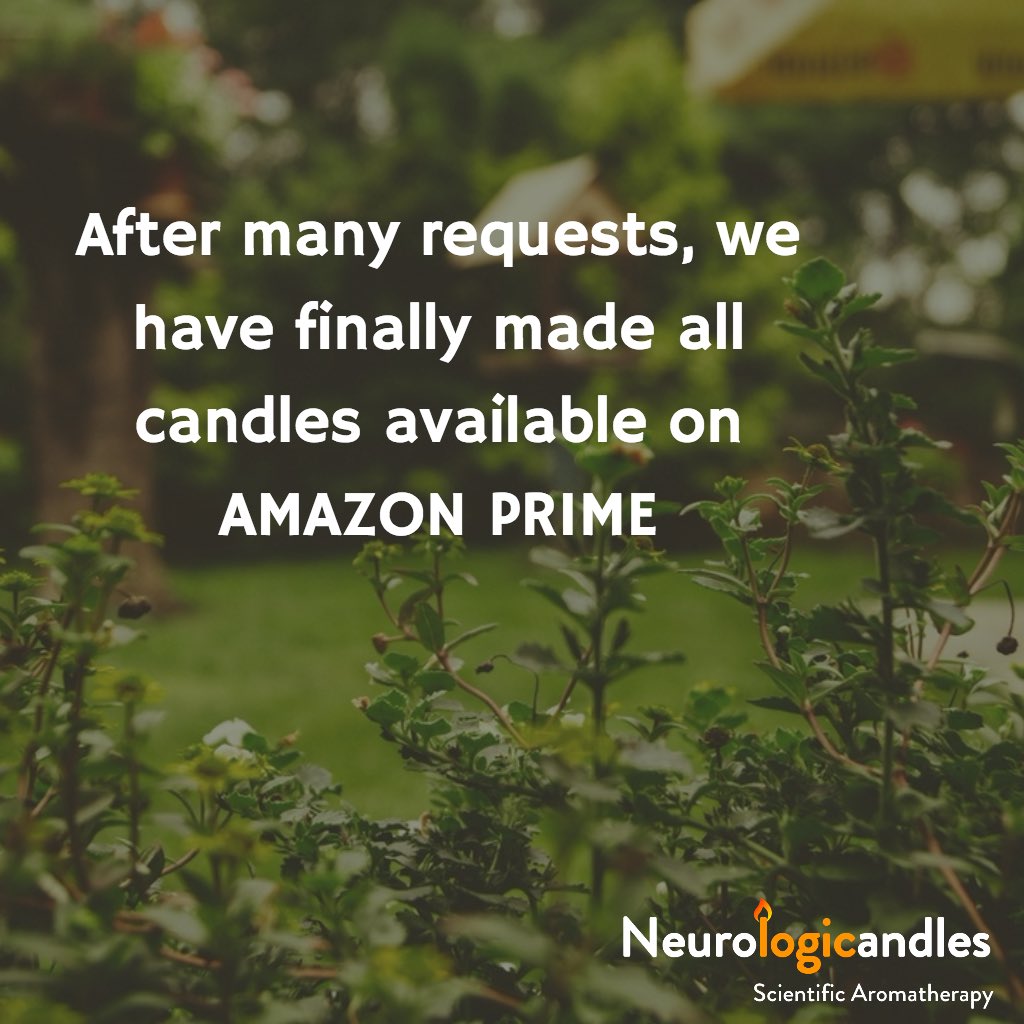 Neurologicandle's tweet photo. After many requests, all candles are now available through Amazon prime! https://t.co/ajxDwNGYCb https://t.co/7Gt0CGIeAo