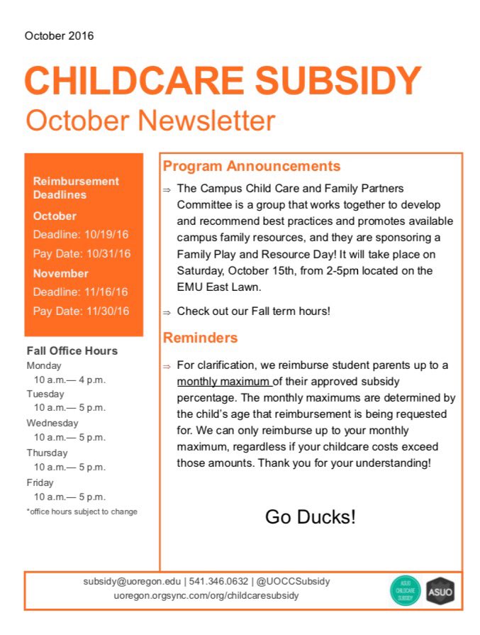 UOCCSubsidy's tweet photo. Happy Monday! Check out Octobers newsletter🕸🎃 https://t.co/gPHGySoqkz