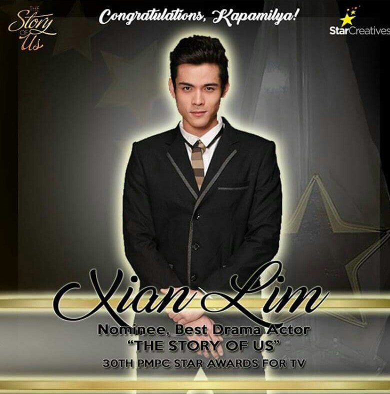 mendoza_wilma's tweet photo. Xian Lim nominated for Best Drama Actor!
#30thPMPCStarAwardsForTV #XianForBestActor #TSOU https://t.co/SN24fGYyDW