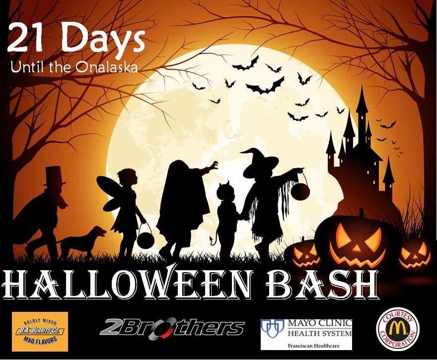21 Days until Halloween! Will we be seeing you at the #OnalaskaHalloweenBash? #SpookySkate #CostumeContest #OMNI #Onalaska #Halloween