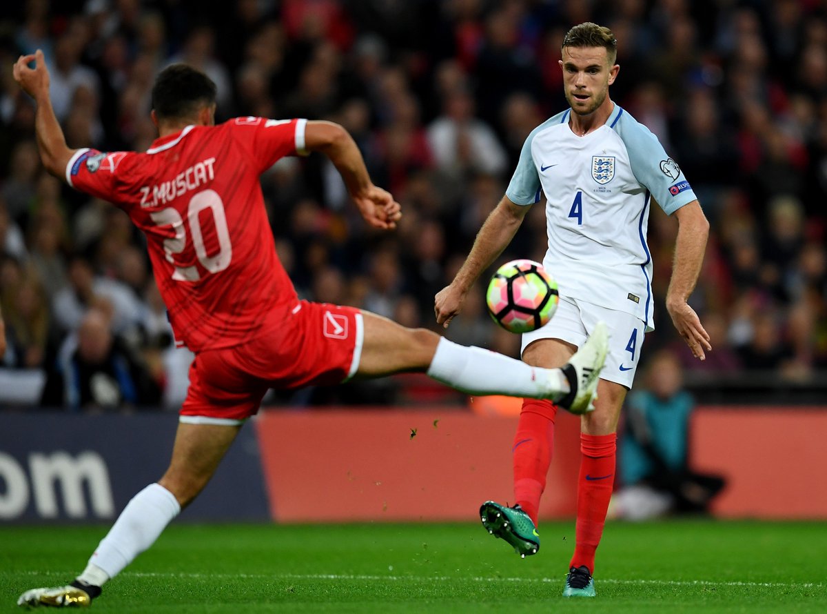 talkSPORT's tweet photo. 'A country that makes Jordan Henderson captain will not go far!' - England fans https://t.co/GwE72hKRmo #ENG https://t.co/U8QPeDoofA