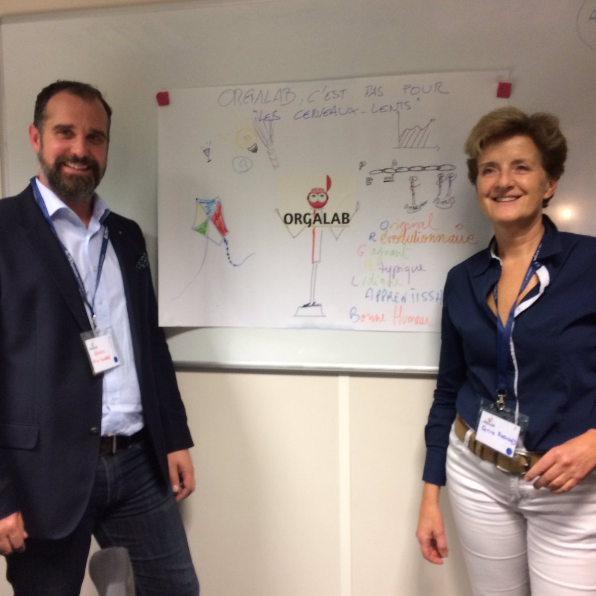 DCFNantes's tweet photo. Chez @ELITEORGA Original Révolutionnaire Gagnant Atypique Ludique Apprentissage Bonne humeur #ORGALAB @DCFNantes https://t.co/u4AOLwcrdJ