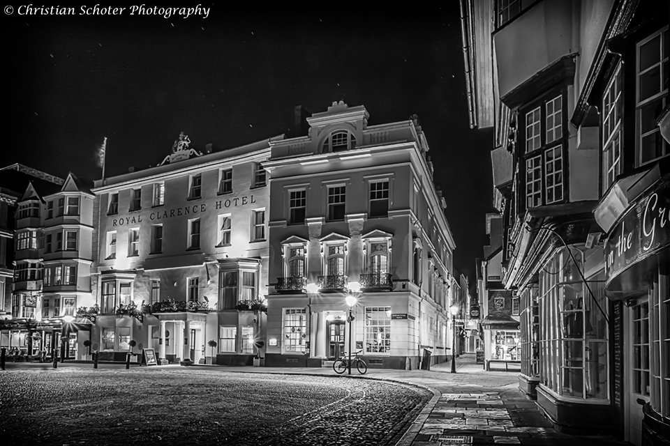ChrisSchoter's tweet photo. Hi #creativebizhour #torbayhour one of the latest images in my series 'Exeter by Night’. The wonderful @abodeexeter https://t.co/Y7l12Iflys