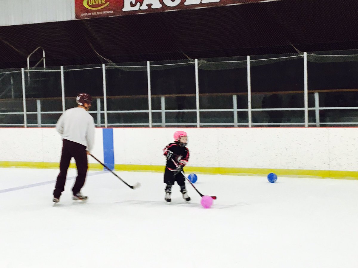 1st step is getting them on the ice! #girlshockey <a href="/IIHFHockey/">IIHF</a> #usahockey #culverhockey #culvergirlshockey
