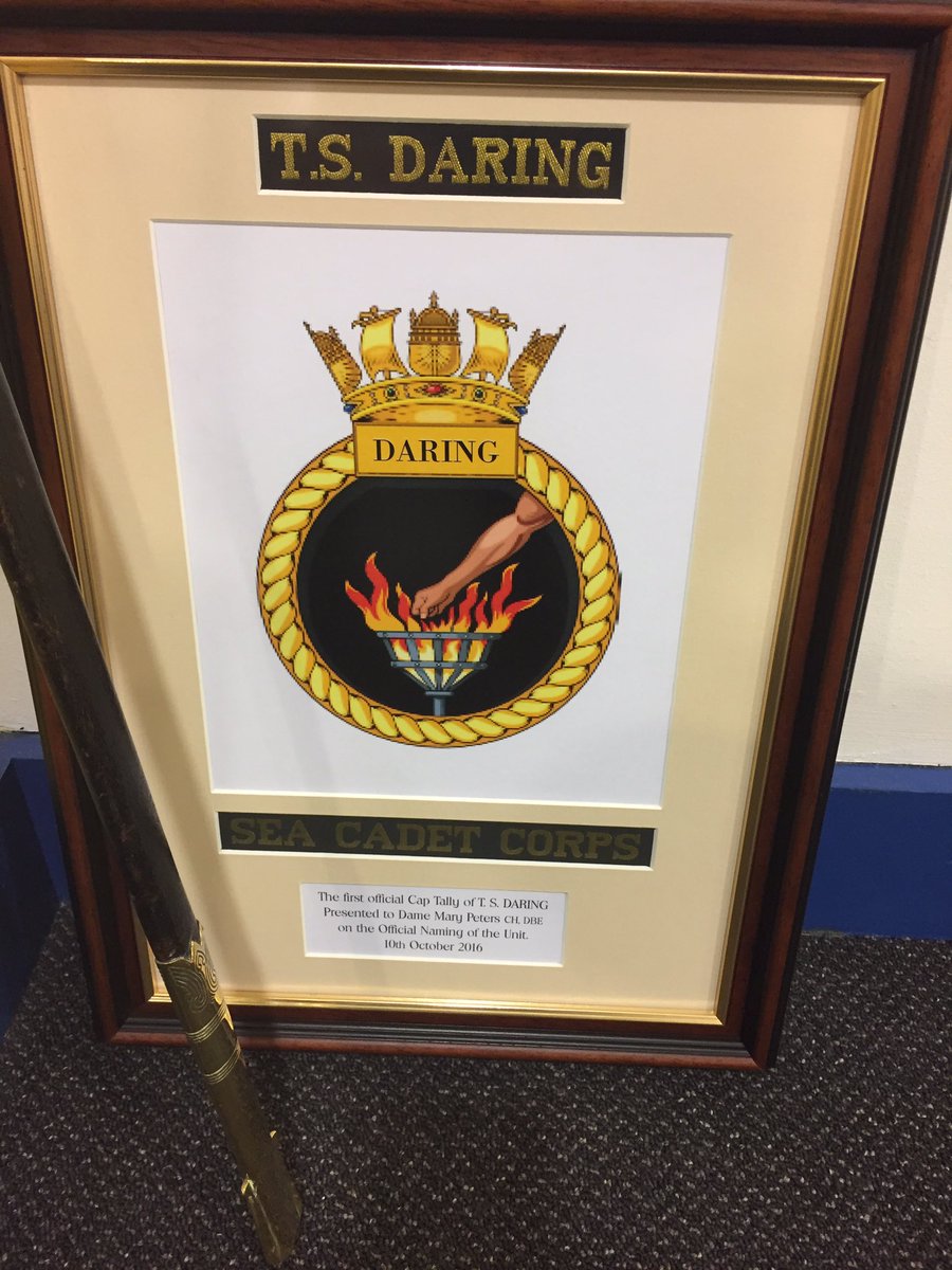 Dame Mary Peters CH. DBE officially names Kilkeel &amp; Mourne Sea Cadets T.S.Daring <a href="/SeaCadetsUK/">Sea Cadets</a>