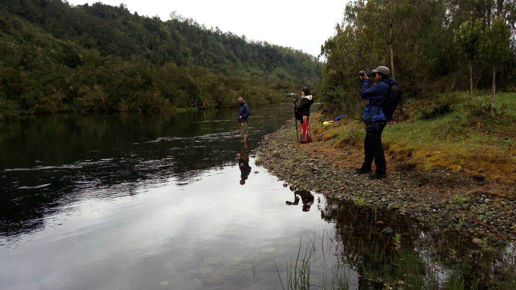 Grabando en Llanquihue con el programa radial "Pensando como una montaña". En el marco del Foro de la Sustentabilidad que organizamos!