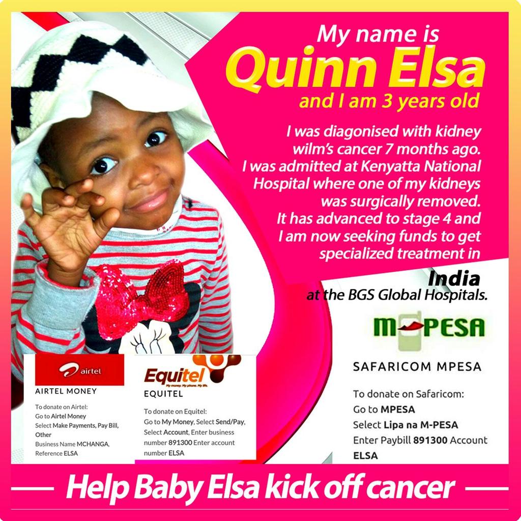 MONICAMOSO's tweet photo. We are going places with your support let's continue putting a smile to Elsa. https://t.co/zDCpW0d8KN