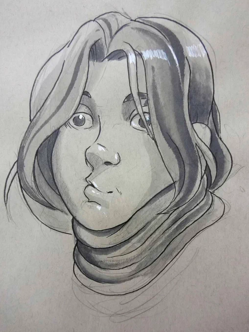 Round 11! I forgot I drew a younger more chinny @egoraptor. I think I was still at the con during this time. 