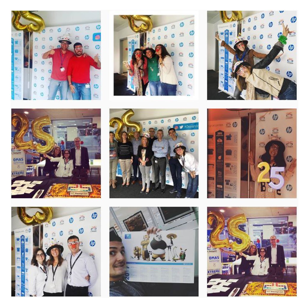 HPGraphicArts's tweet photo. Thanks for joining the HP DesignJet party with us! Remember to share your photos using #DesignJet25. https://t.co/AqWB0wqDlD https://t.co/OtQaqfiN7w