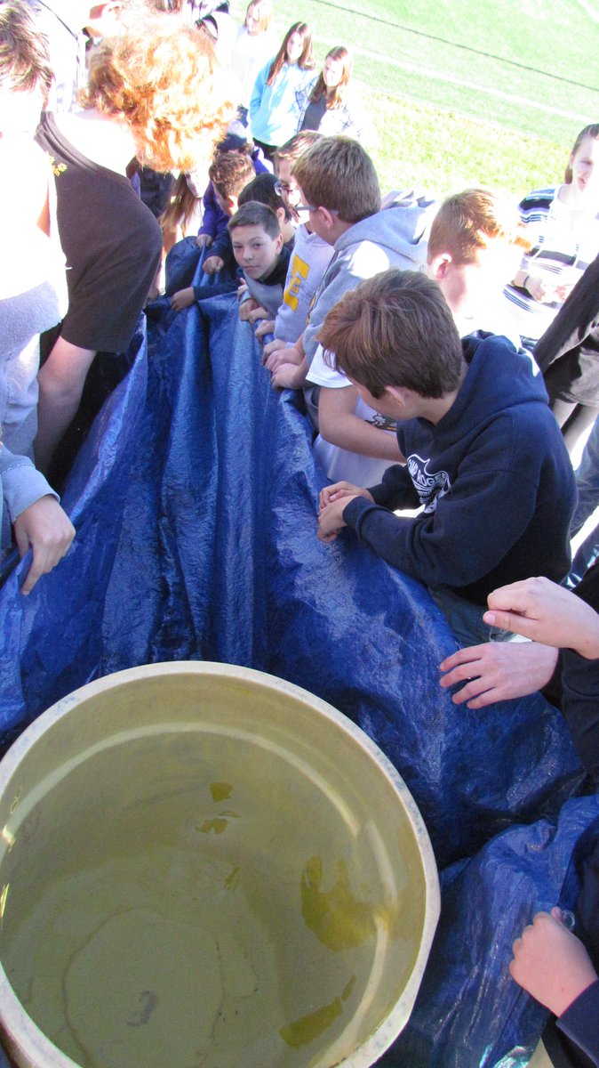 ktvance's tweet image. #DensityDunk2016 A memorable way to learn about mass, volume, and density! #egrms #mssciencechat #density