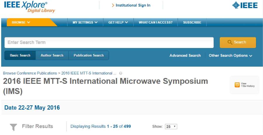 RyanSJSU's tweet photo. Almost 500 #IMS2016 papers are now posted in @IEEEXplore @IEEE_MTTS https://t.co/HZ7MMLEGdN