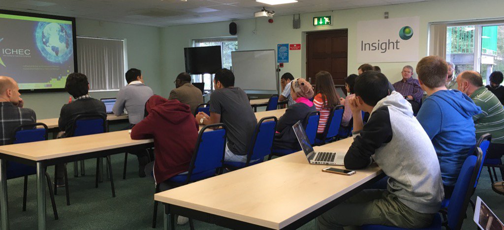 insight_centre's tweet image. At the weekly Insight #NUIG talk,NiallWilson gave an overview of the Irish Centre for High-End Computing #ICHEC