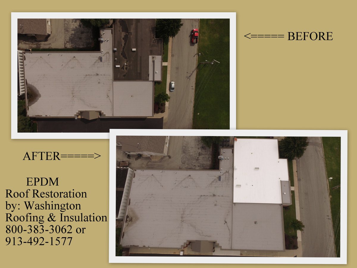 WRI_Roofing's tweet photo. Roof restoration at Mid Continent Library! #midcontinentlibrary #energyefficiency #Raytown https://t.co/5zDHGIpOj9