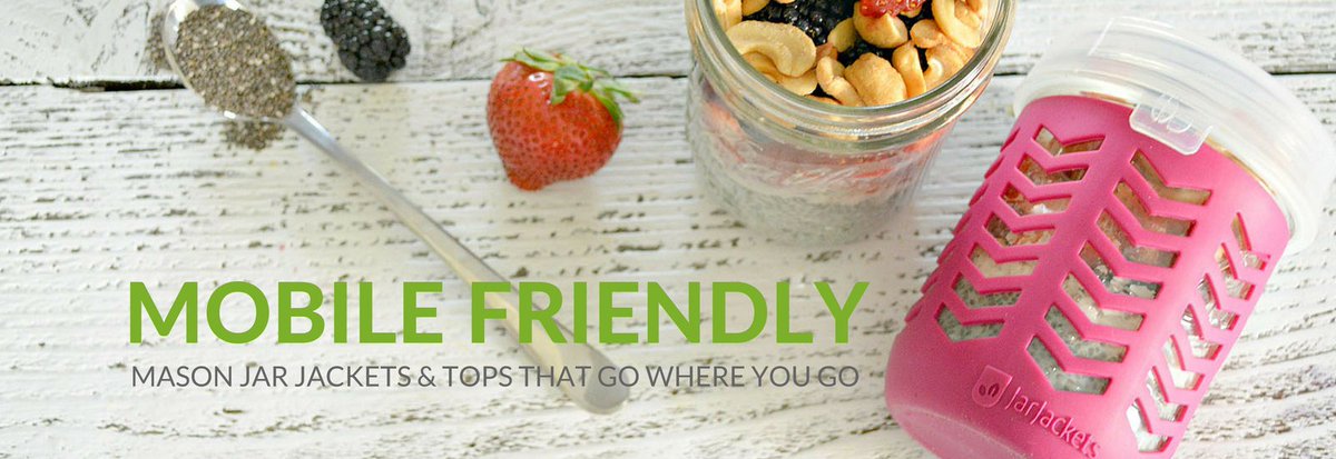 jarjackets's tweet photo. Announcing... JarJackets!  Check our blog for great recipes and tips for how to get the most out of your mason jar. https://t.co/Hs273waMEs https://t.co/nqW6GTB84y