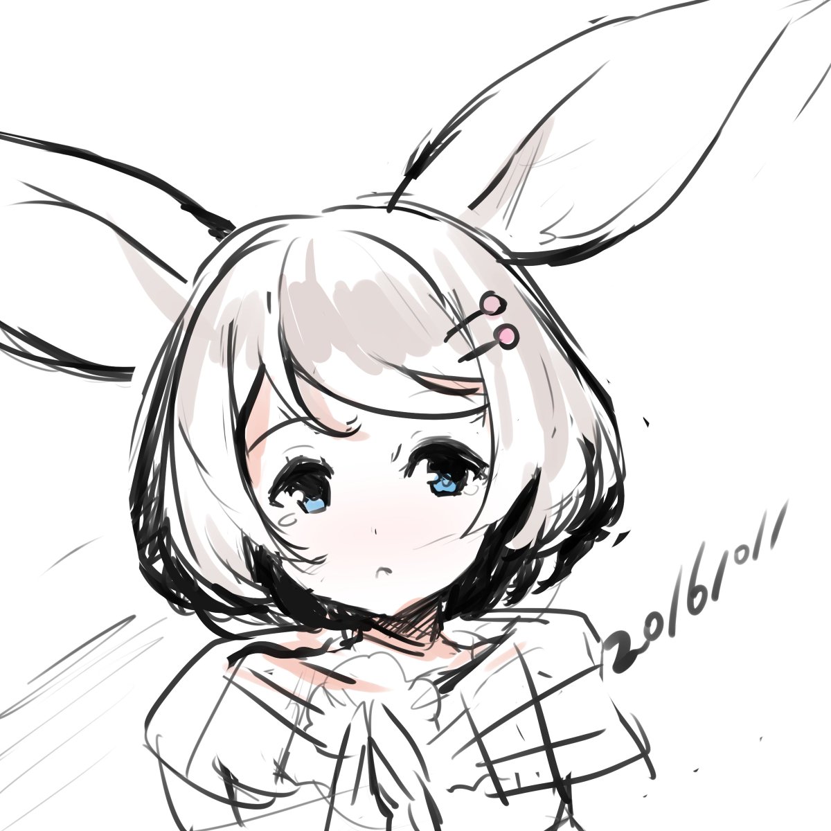 「深夜のひっそり落書き!今日はただの落書きです!うーん最近描けないOrz多分練習不」|待蔵のイラスト