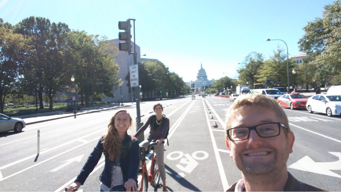 Headed to Penn Quarter/Chinatown for a site visit on a beautiful day in our nation's capital #capitalbikeshare #bikeDC #parkDC
