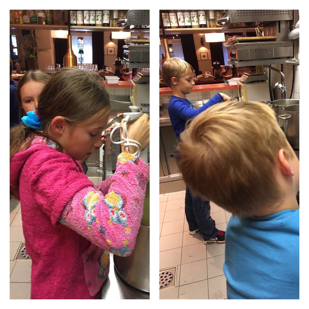 Vandaag proefkoken bij <a href="/hetsentiment/">Het Sentiment</a> door de kinderen van team <a href="/bernheze_gem/">Gemeente Bernheze</a> Zaterdag de finale <a href="/keukenbazen/">Keukenbazen</a> Spannend!