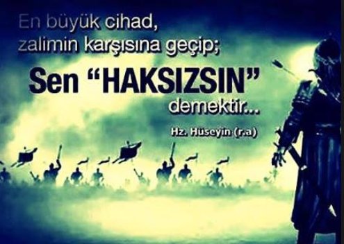 OAnGeliyor76's tweet photo. En büyük cihad, zalimin karşısına dikilip "Sen Haksızsın" demektir.
|Hz. Hüseyin|

KerbelaŞehidi HzHüseyin https://t.co/IICu4GN3Sw